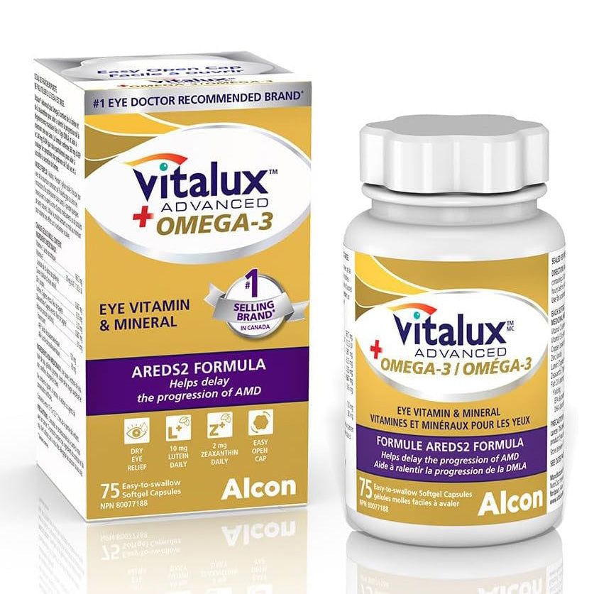 Vitalux® Advanced Plus Omega-3 Ocular Multivitamin
