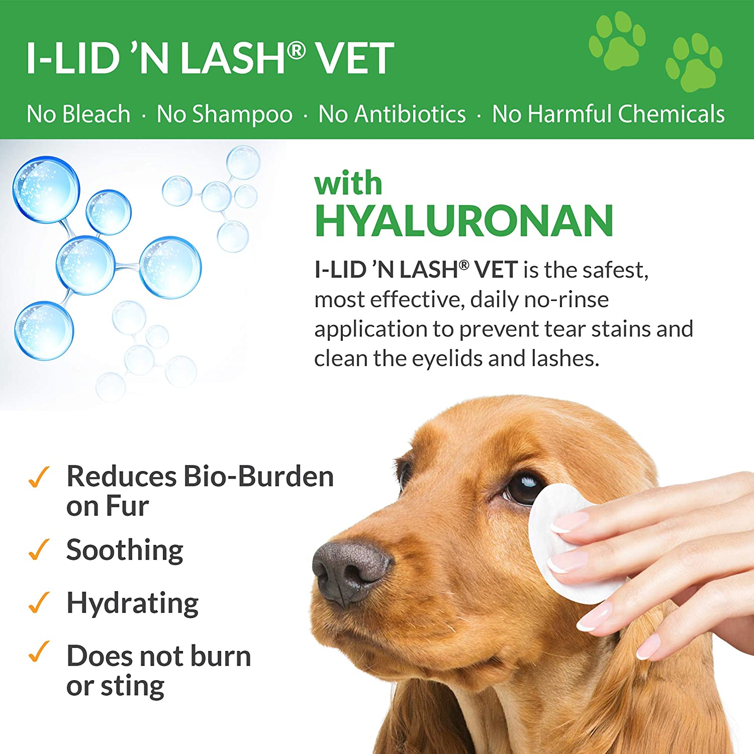I-LID 'N LASH Vet Wipes - Main Image